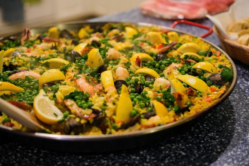 Paella at a food festival